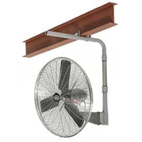 Global Industrial I-Beam Mount Fan, 24 Diameter 795751